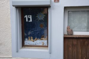 Fenêtres de l'Avent - décoration de Noël